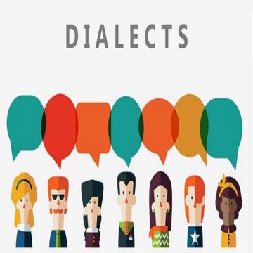 Regional and social dalects