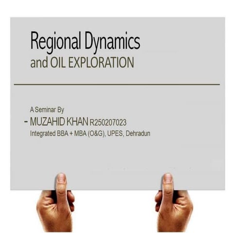 Regional dynamics of oil exploration