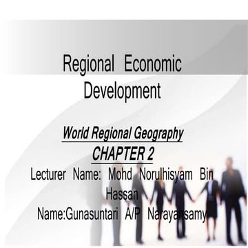 Regional economic development 