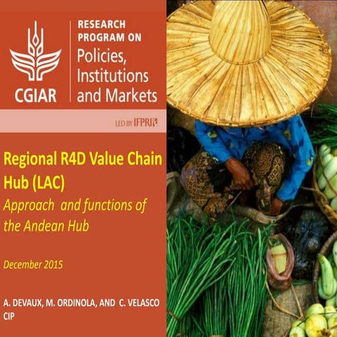 Value Chain Hubs - Approach and Functions (LAC region)