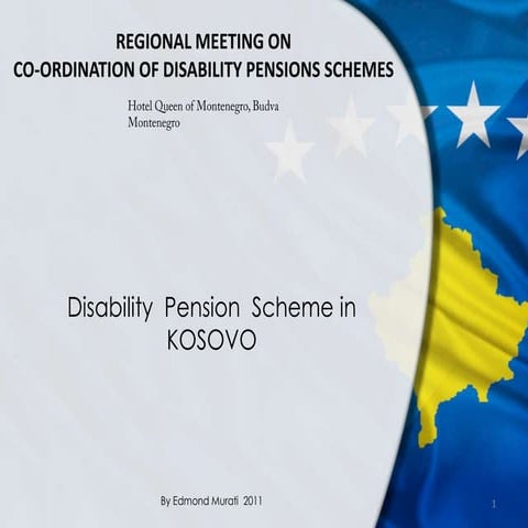 Regional meeting on disability pension in kosovo 