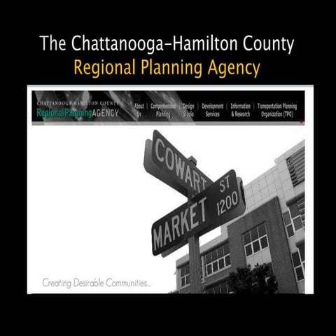 Regional planning agency overview