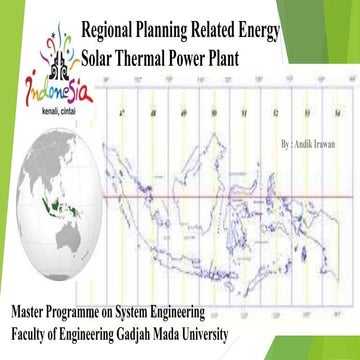 Regional planning related energy