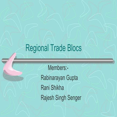 Regional Trade Blocs