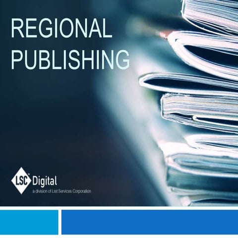 Marketing Strategies Regional Publishers