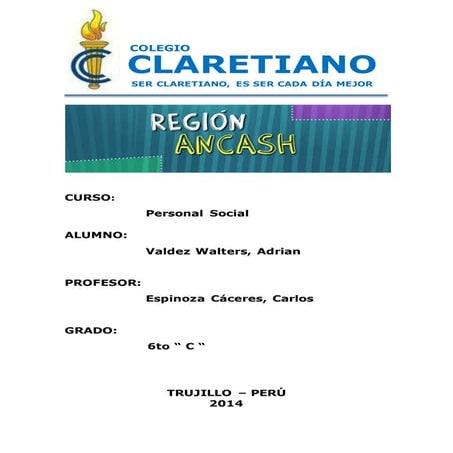 Region Ancash - Visita de Estudio