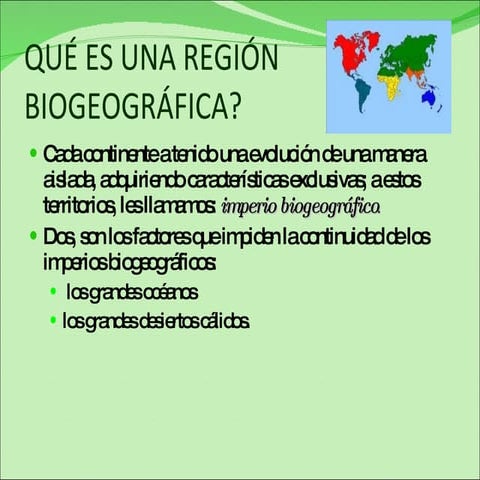 Regiones Biogeográficas del Mundo | PDF