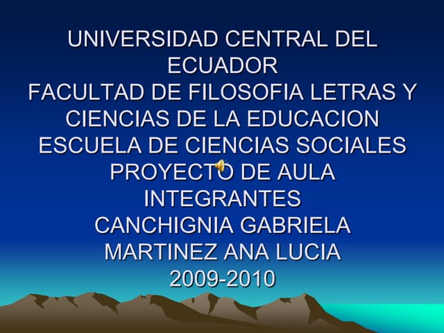 Regiones del ecuador