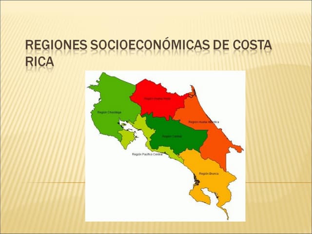 Regiones socioeconómicas de costa rica
