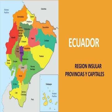 Provincias Y Capitales Del Oriente O Amazonia Nbkomputer 1136x757
