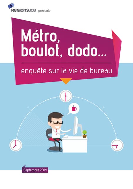 Enquete vie de bureau Regionsjob