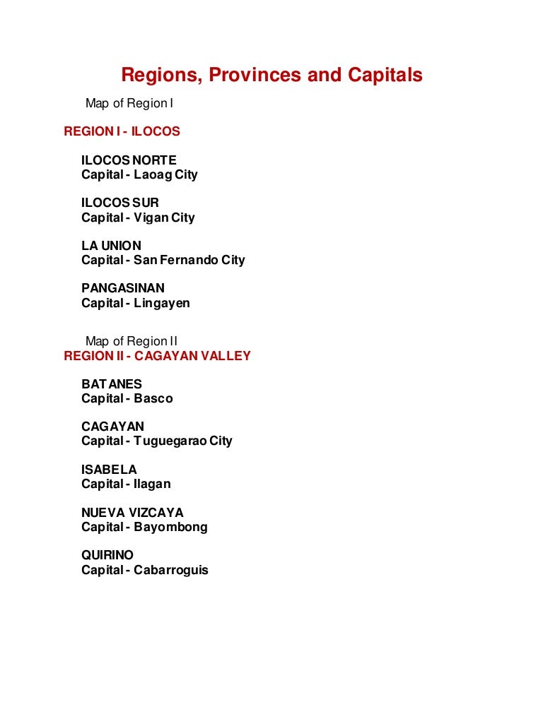 Philippines Tagalog Region