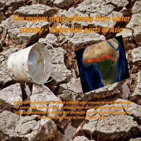 Regions suffering water scarcity by group2