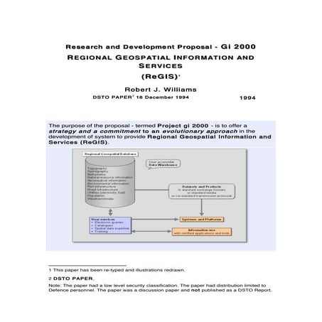 Regional Geospatial Information and Services (ReGIS)