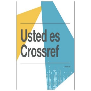 Register and update content in crossref, in Spanish