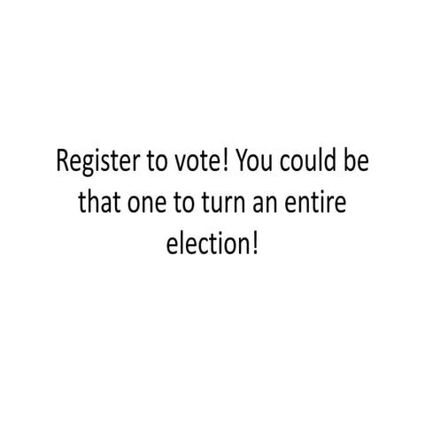 Register to vote!