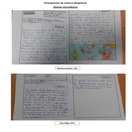  Passaportes de leitura (registos)
