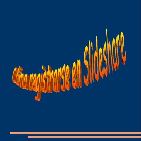 Registrarse En Slideshare
