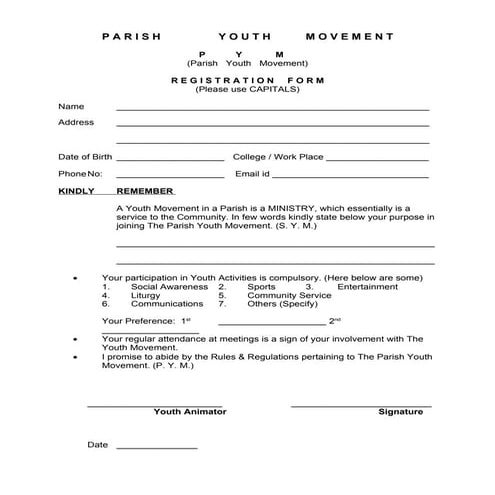 Prospect profile sheet | PDF