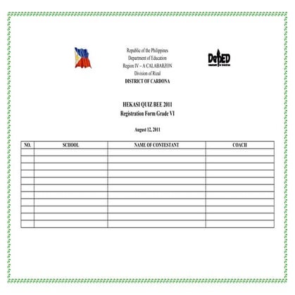 Registration form hekasi