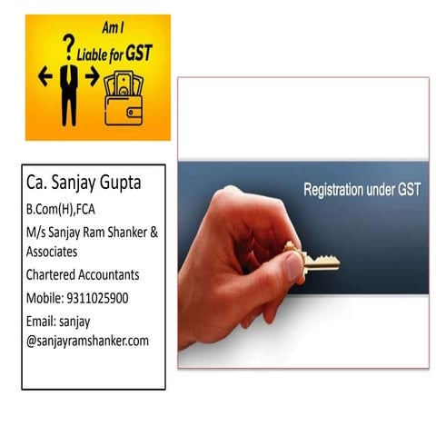 Registrations under GST in India