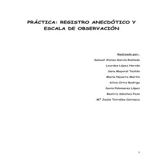 Registro anecdótico y escala de obs...