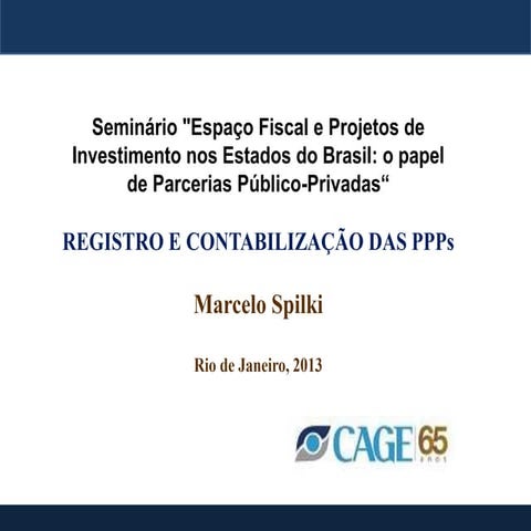 Registro & contabilização ppp marcelo spilki