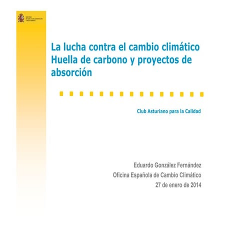 Presentación Huella de Carbono | PDF