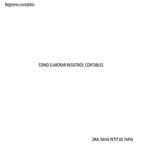 Registros diarios, modelo 2