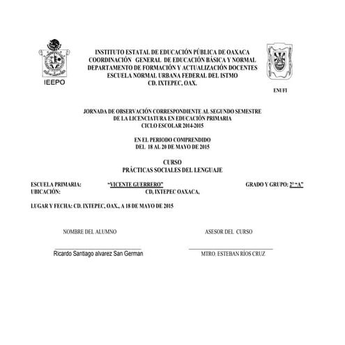 Registro y análisis de observación