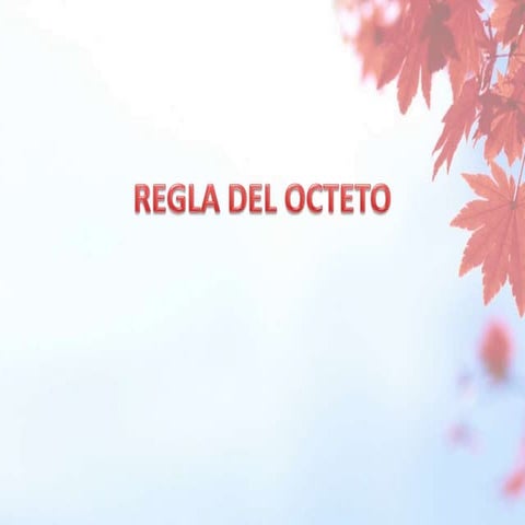 Regla del octeto