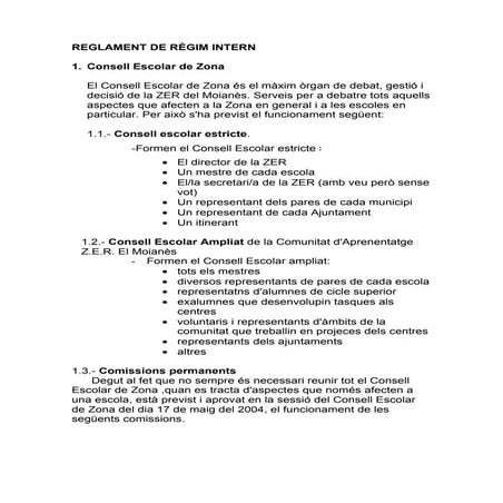 Reglament intern
