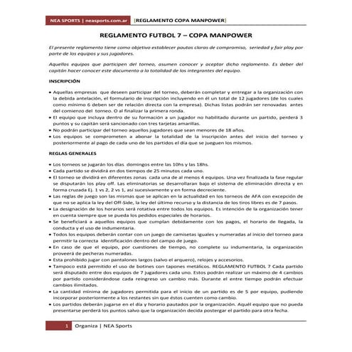 Reglamento interno | PDF