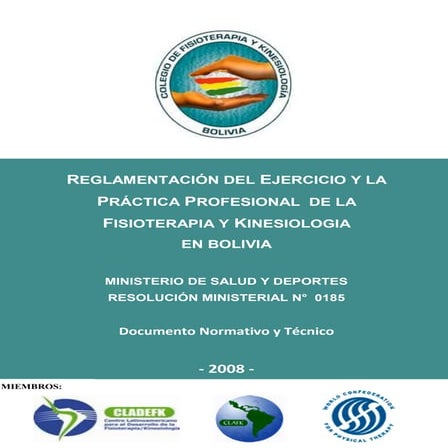 Reglamento del ejercicio y práctica profesional de la fisioterapia y kinesiol...