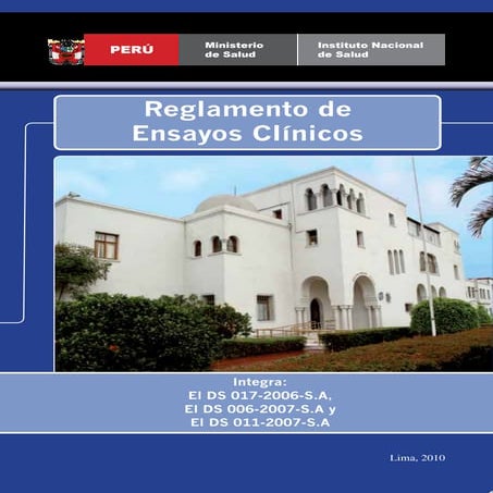 Reglamento ensayos clinicos
