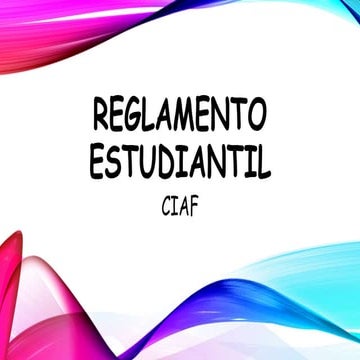 Reglamento estudiantil