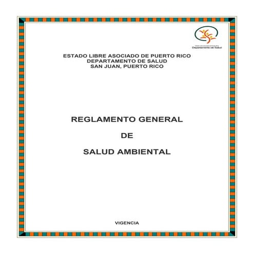 Reglamento General Salud Ambiental