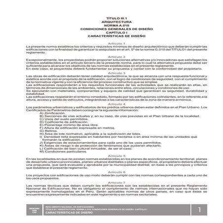 Reglamento ilustrado a010 a020 a030