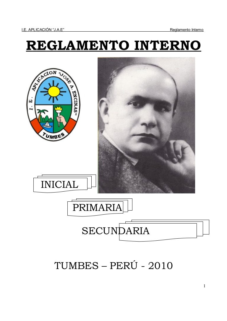 Reglamento Interno Aplicacion Jae