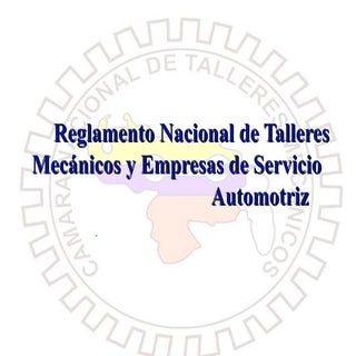 Reglamento Nacional De Talleres Mec...