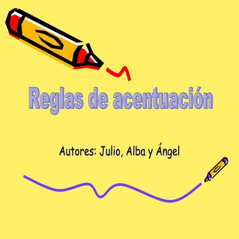 Reglas AcentuacióN