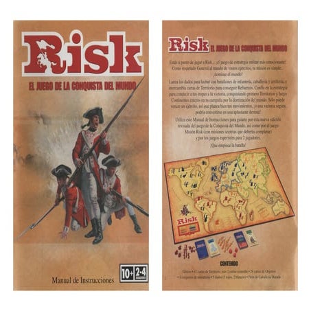Reglas de juego Risk de Parker Hasbro año 2006 | PDF