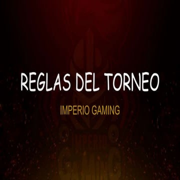 Reglas del torneo