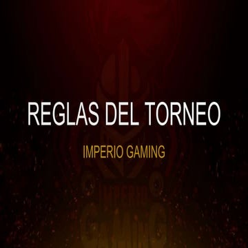 Reglas del torneo (2)
