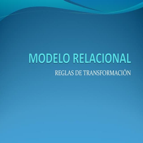 Reglas de transformación
