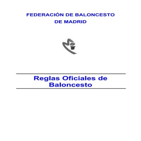 Reglas Oficiales Fbm 0910