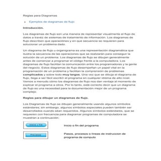 Reglas Para Diagramas