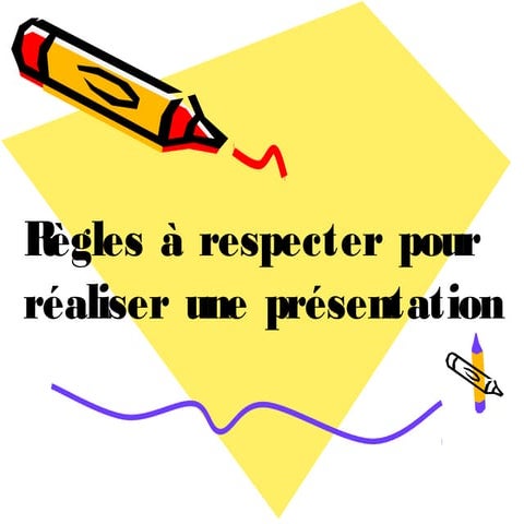 Regles a respecter | PPT
