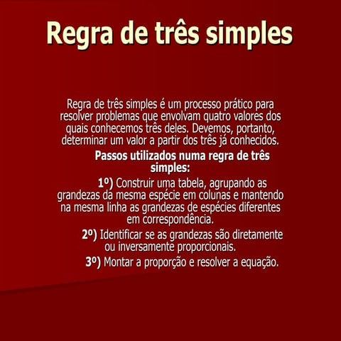 Regra De TrêS Simples E Composta Autor Antonio Carlos