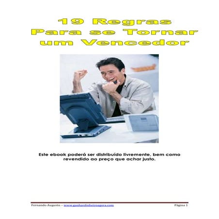 Regras para se tornar um vencedor